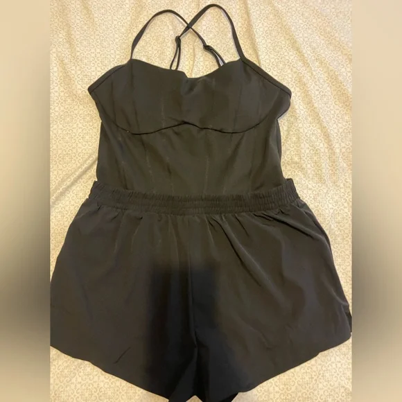 VS PINK BLACK ROMPER - Picture 1 of 4